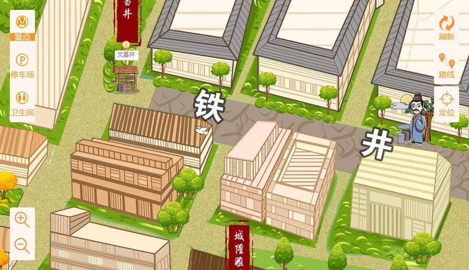 横山智慧景区：手绘地图与语音导览的完美融合